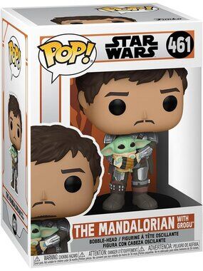 Funko POP! Star Wars The Mandalorian with Grogu 461